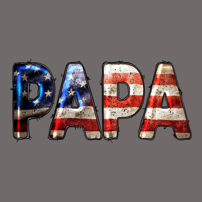 American Flag Papa 4th Of July Urban Hoodie by LillyAllenDesigns | Teevron