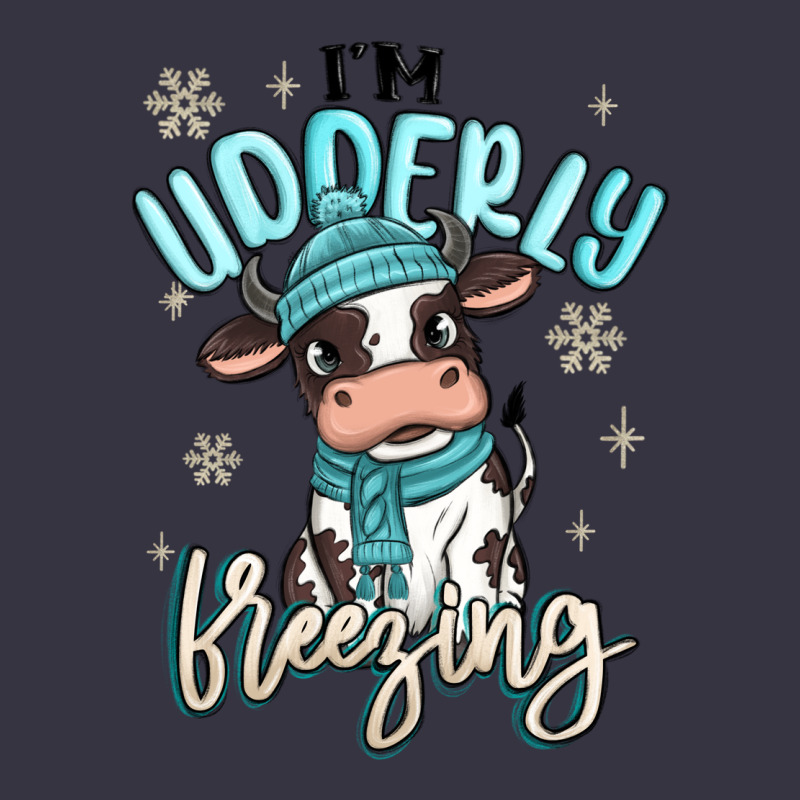 I'm Udderly Freezing Baby Cow Vintage Hoodie by MaliasSmallBusiness | Teevron