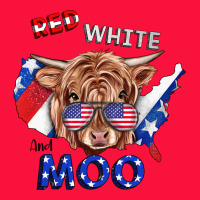 Red White And Moo Cow Classic Tee | Teevron