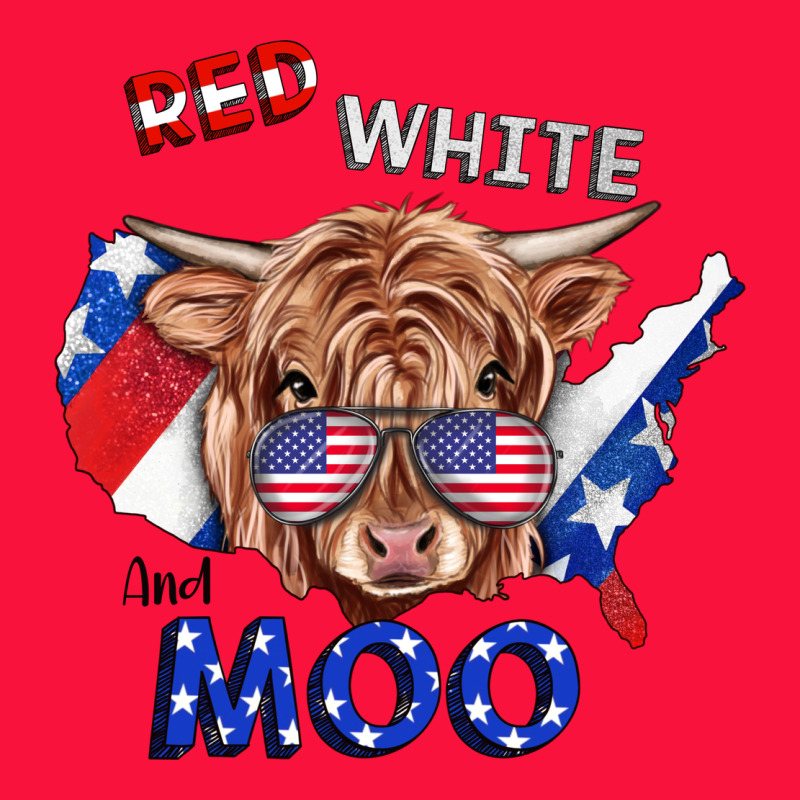 Red White And Moo Cow Classic Tee by RanaPortraitStore | Teevron