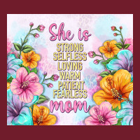 She Is Mom With Flowers Zipper Hoodie | Teevron