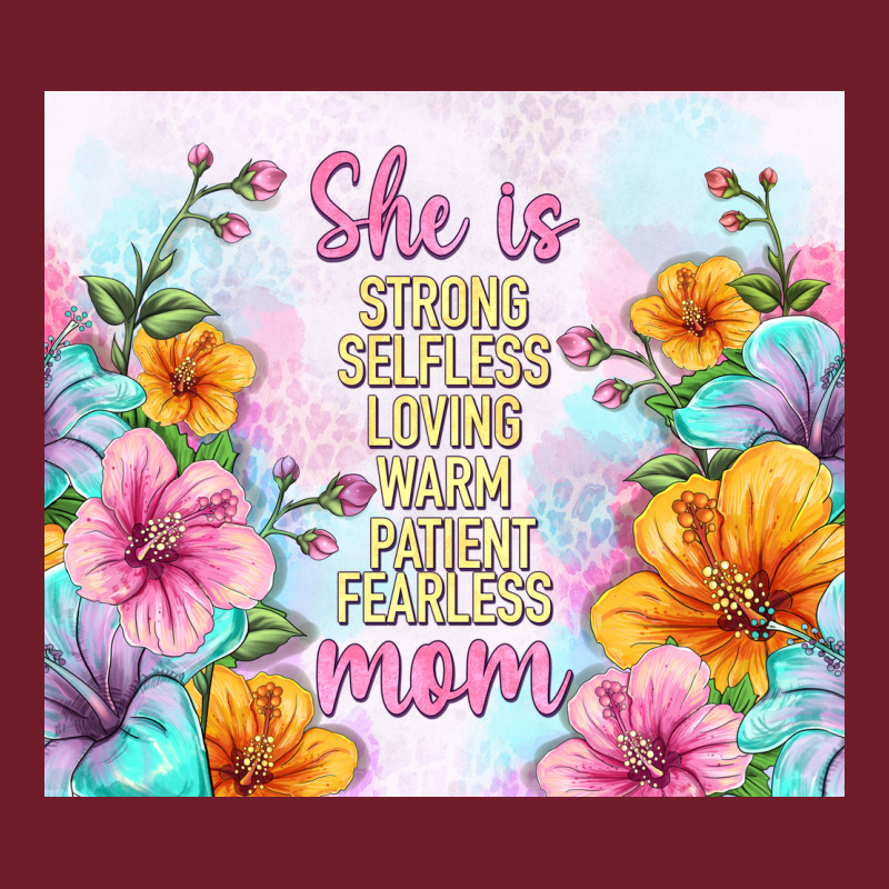 She Is Mom With Flowers Zipper Hoodie by TumblerDesignByShophia | Teevron
