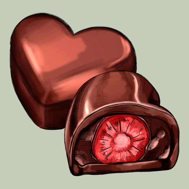 Heart Chocolate Ladies Tee by AdoDesignShop | Teevron