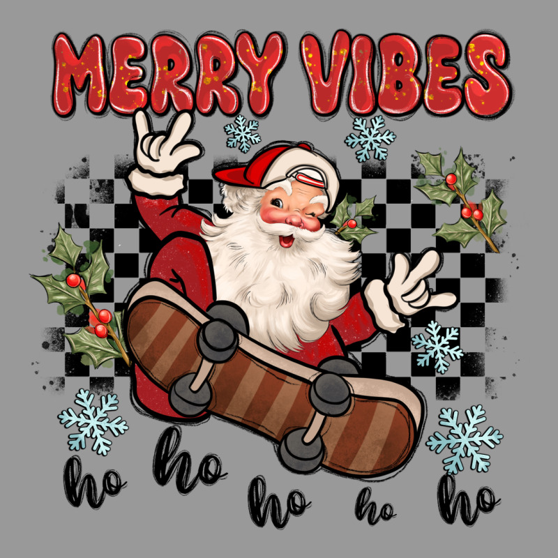 Merry Vibes Ho Ho Ho Vintage Hoodie by MaliasSmallBusiness | Teevron