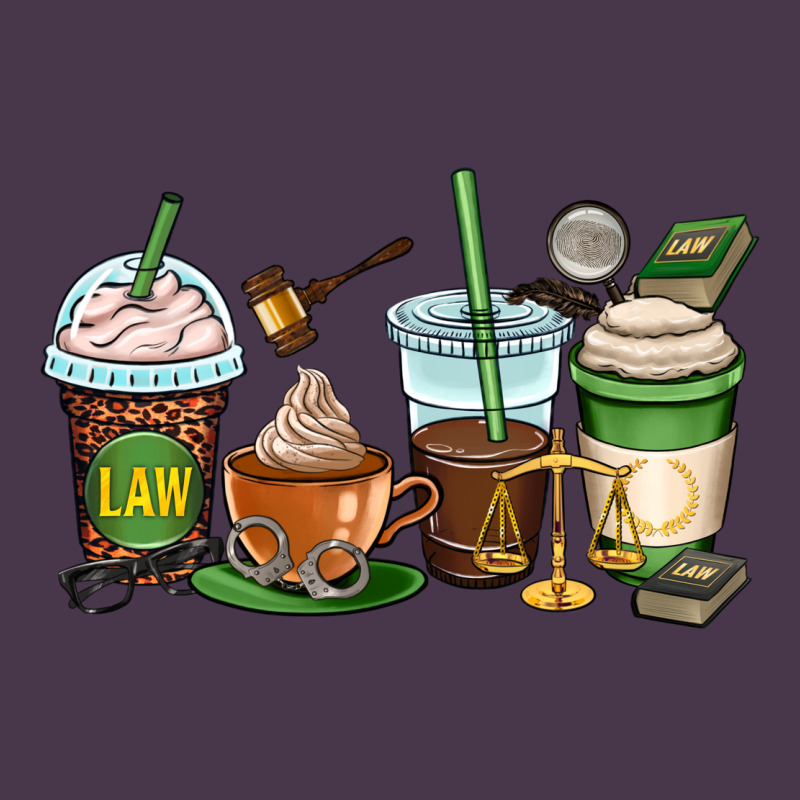 Lawyer Coffee Cups Heavyweight Hoodie by OliviaCreatesArt | Teevron