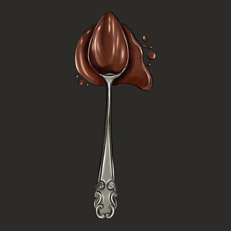 Spoon With Chocolate Heavy Core Tee by AdoDesignShop | Teevron