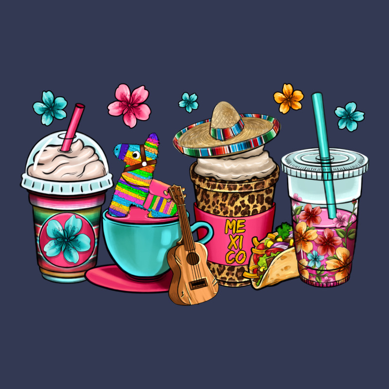 Mexico Fiesta Coffee Cups Heavyweight Hoodie by OliviaCreatesArt | Teevron