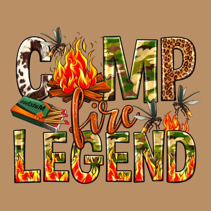 Camp Fire Legend Vintage Hoodie by NancyCooperArtShop | Teevron