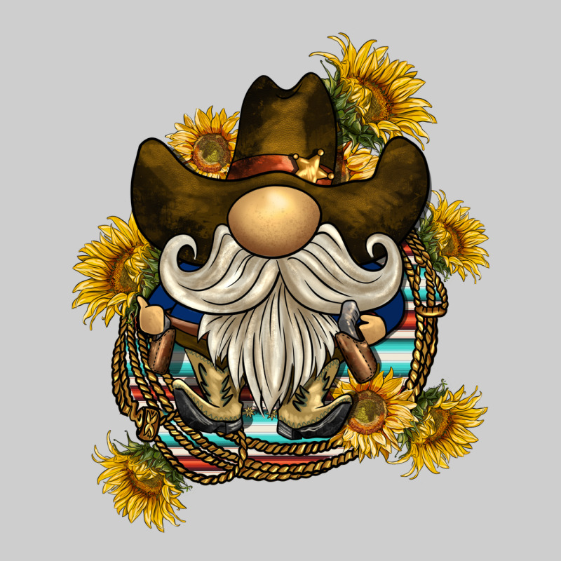 Cowboy Gnome Sunflower Rope Premium Tee by BarkalooDesign | Teevron