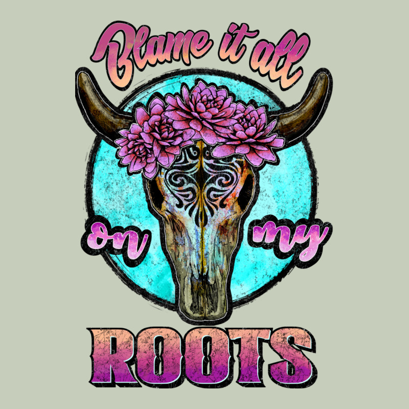 Blame It All On My Roots White Ladies Tee by JahusDesignShop | Teevron