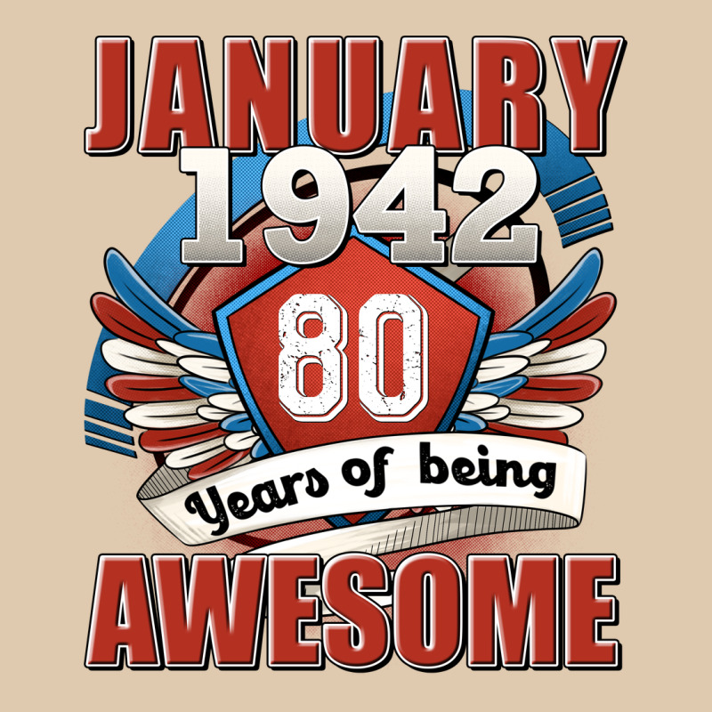 January 1942 80 Years Of Being Awesome Heavyweight Sweatshirt by Jasminsmagicworld | Teevron