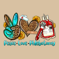 Peace Love Phlebotomy Heavyweight Hoodie | Teevron