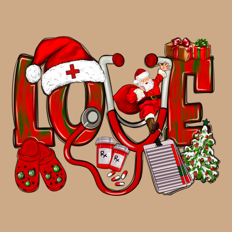 Christmas Love Nurse Vintage Hoodie by NancyCooperArtShop | Teevron