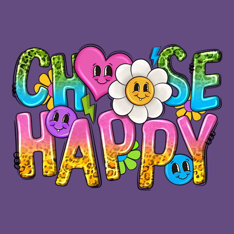 Choose Happy With Smile Vintage Hoodie by NancyCooperArtShop | Teevron