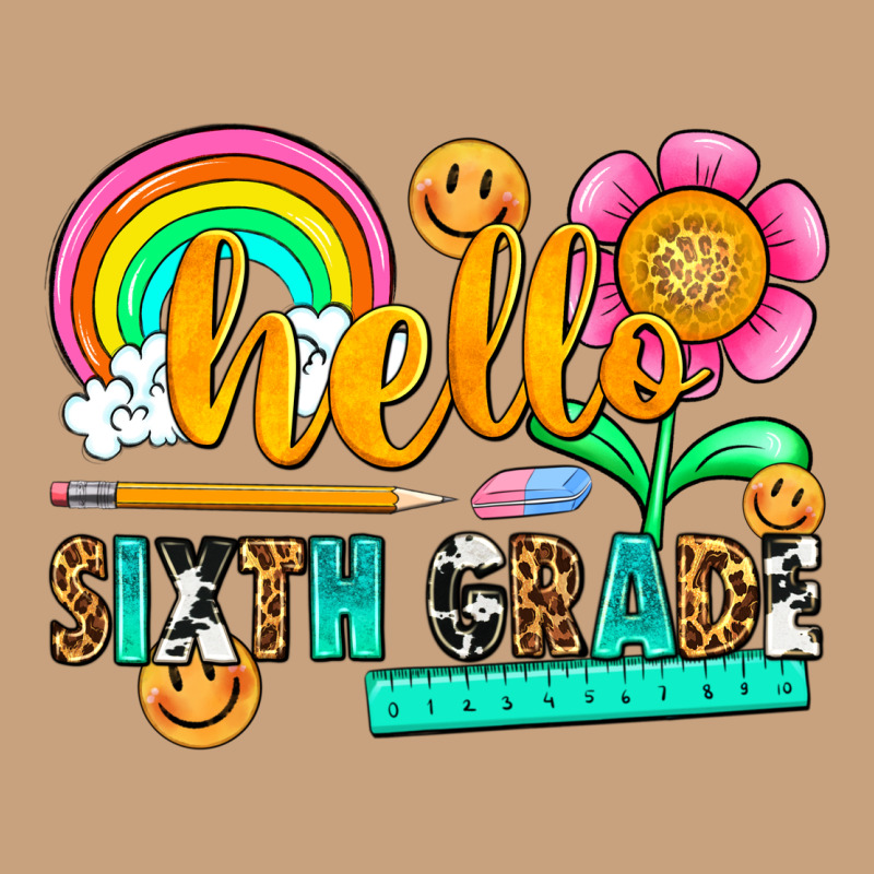 Hello Sixth Grade Vintage Tee by NancyCooperArtShop | Teevron