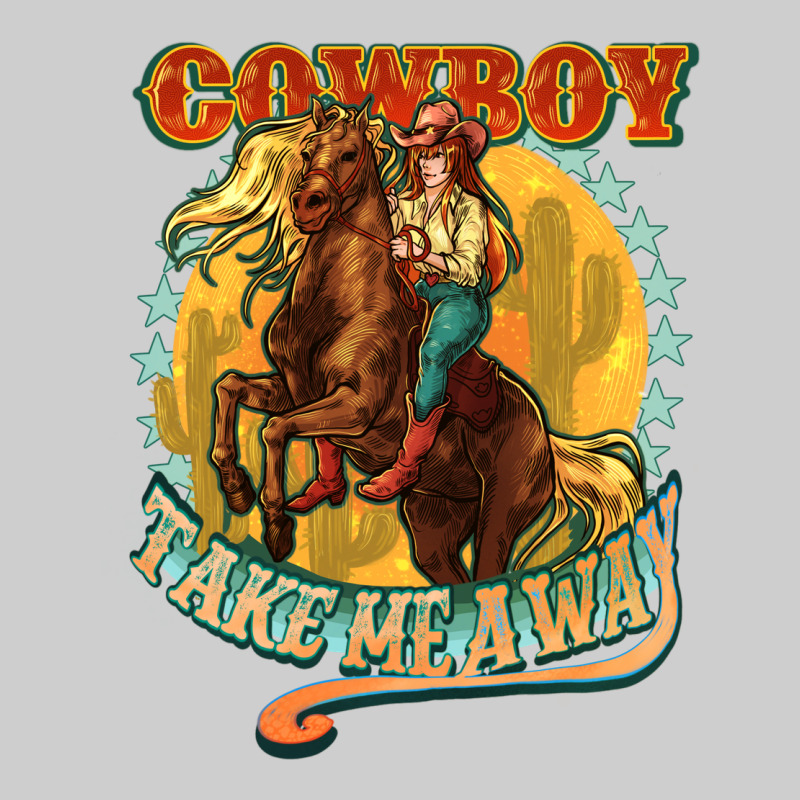 Cowboy Take Me Away Premium Tee by NancyCooperArtShop | Teevron