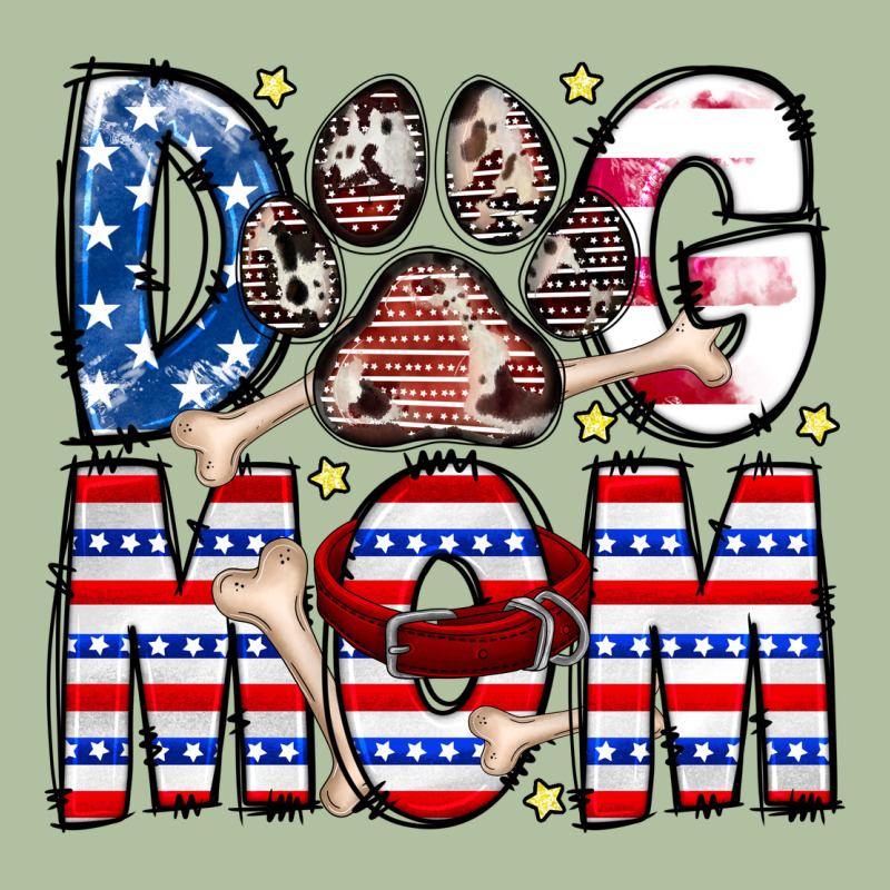 American Dog Mom Urban Hoodie by CowhideDigitalArt | Teevron