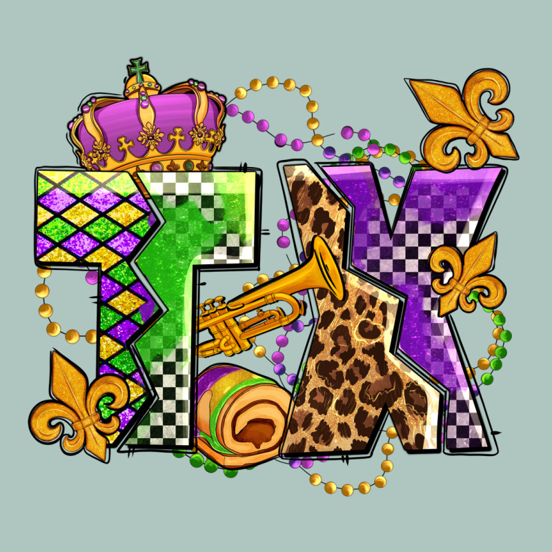 Texas Mardi Gras Olivia Premium Sweatshirt by OliviaCreatesArt | Teevron