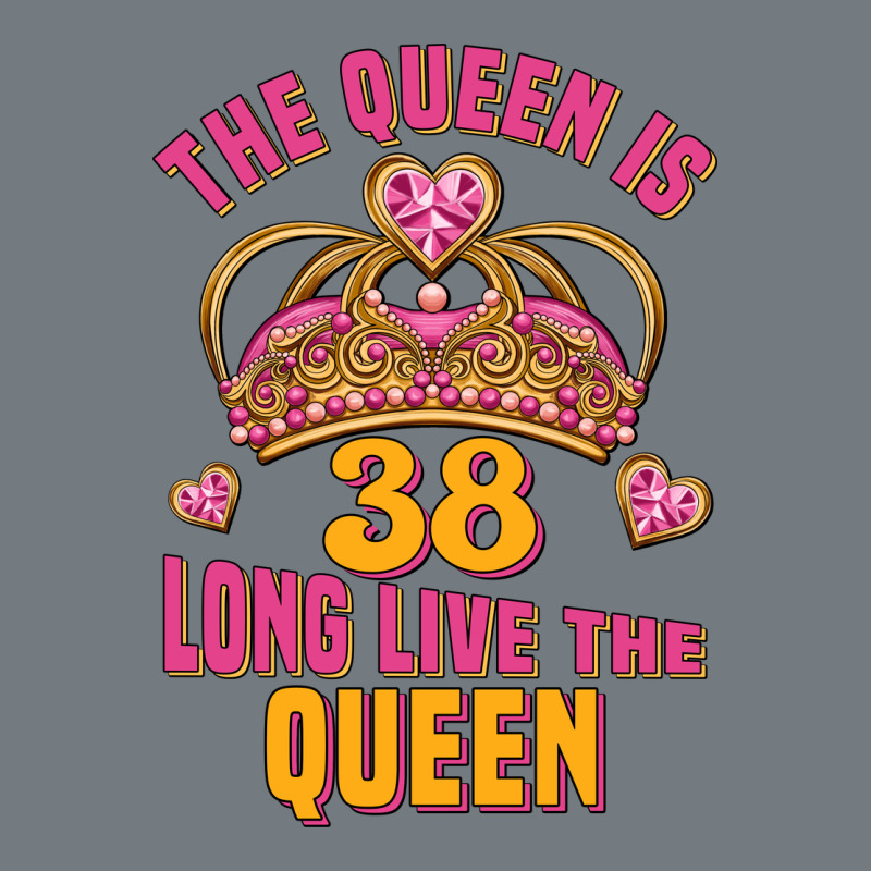 The Queen Is 38 Long Live The Queen Heavyweight Sweatshirt by Jasminsmagicworld | Teevron