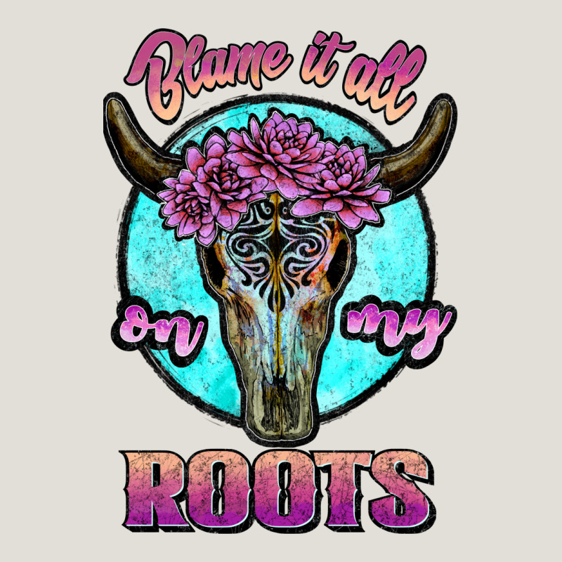 Blame It All On My Roots White Heavy Core Tee by JahusDesignShop | Teevron