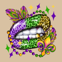 Mardi Gras Lip Olivia Heavyweight Hoodie | Teevron