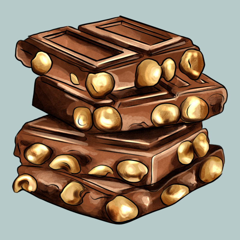 Nut And Chocolate Heavy Core Tee by AdoDesignShop | Teevron