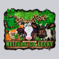 St Patricks Cows Heifers Go Lucky Heavyweight Sweatshirt | Teevron