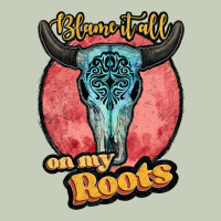 Blame It All On My Roots White Ladies Tee | Teevron