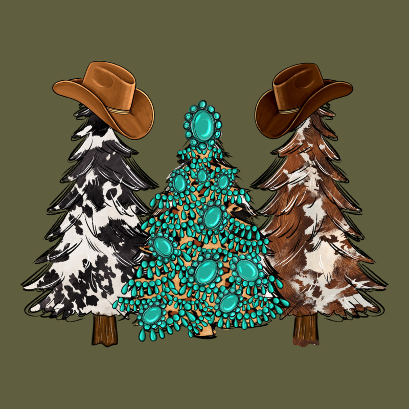 Cowhide With Gemstones Trees Vintage Tee by MaliasSmallBusiness | Teevron