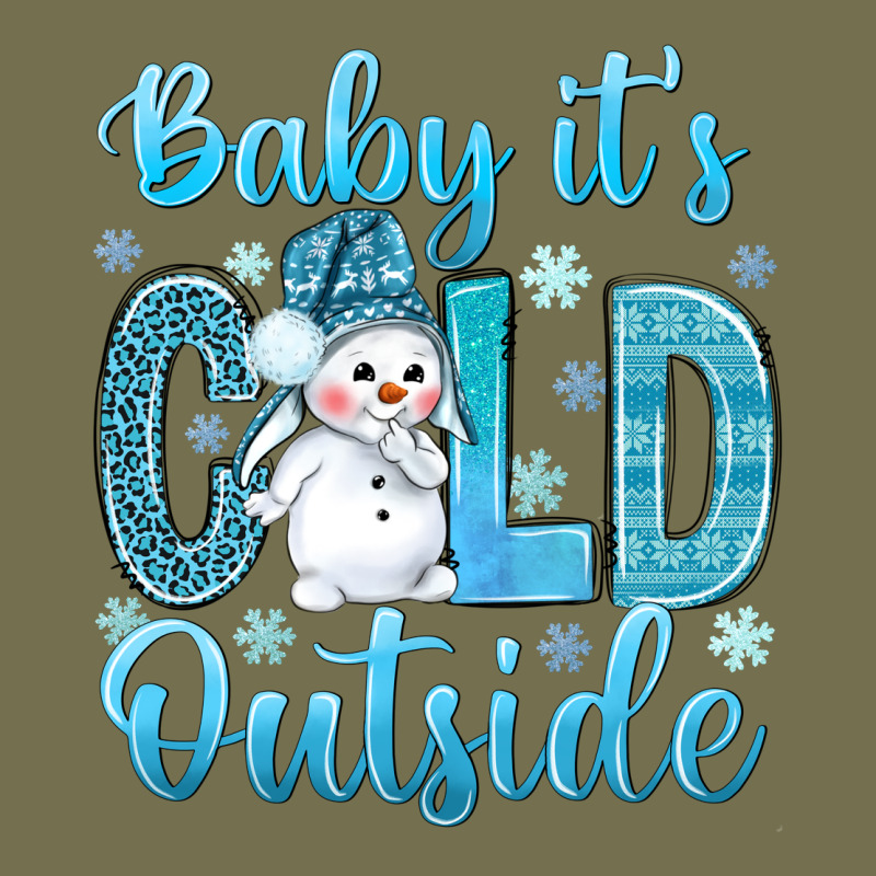 Baby Its Cold Outside Vintage Hoodie by NancyCooperArtShop | Teevron