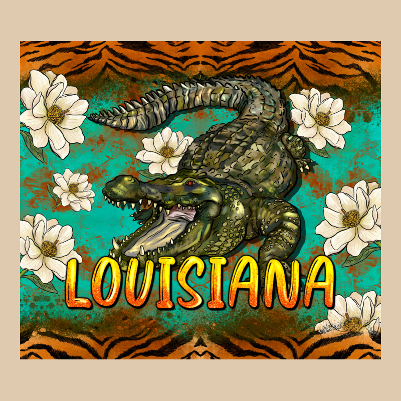 Louisiana Alligator Tumbler Heavyweight Sweatshirt by BarkalooDesign | Teevron
