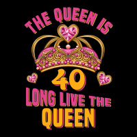 The Queen Is 40 Long Live The Queen Heavyweight Sweatshirt | Teevron