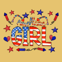 All American Girl Doodle Letters Premium Sweatshirt | Teevron