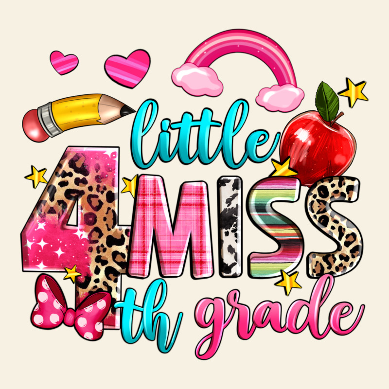 Little Miss Fourth Grade Vintage Tee by NancyCooperArtShop | Teevron