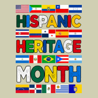 Hispanic Haritage Month Flags Heavy Core Tee | Teevron