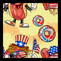 Patriotic Hotdog Ice Cream Donat Ladies Tee | Teevron