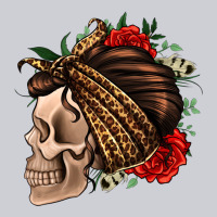 Leopard Bandana And Roses Skull Heavyweight Sweatshirt | Teevron