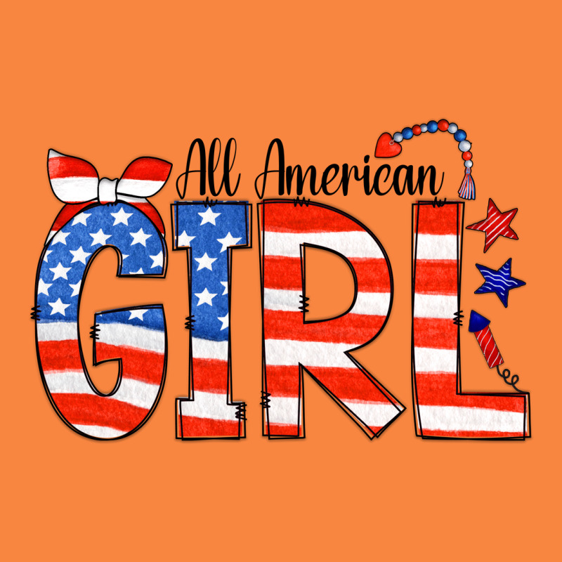 All American Girl Bandana Premium Sweatshirt by CowCowDesign | Teevron