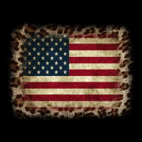 America Flag And Leopard Premium Sweatshirt | Teevron