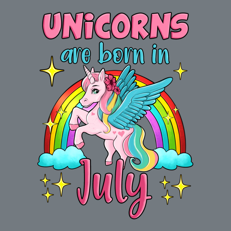 Unicorns Are Born In July Heavyweight Sweatshirt by Jasminsmagicworld | Teevron