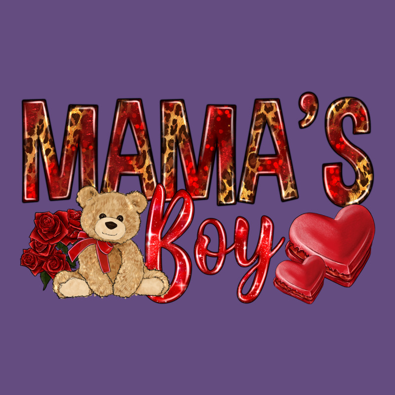 Mamas Boy With Leopard Vintage Hoodie by NancyCooperArtShop | Teevron