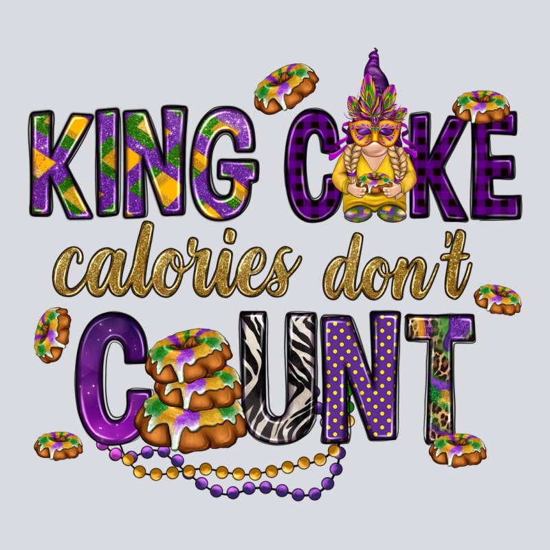 King Cake Calories Don't Count Zipper Hoodie by HowdyJamesFarm | Teevron