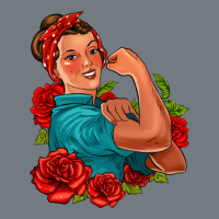 Hispanic Strong Woman With Roses Heavyweight Sweatshirt | Teevron