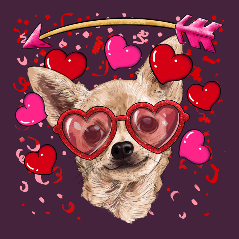 Valentine's Day  Chihuahua Long Sleeve Tee by RanaPortraitStore | Teevron