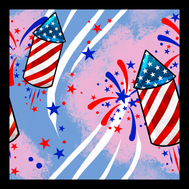 Patriotic Fireworks Heavy Core Tee by BundleAndBundleShop | Teevron