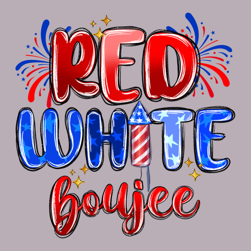 Red White Boujee Vintage Tee by MaliasSmallBusiness | Teevron