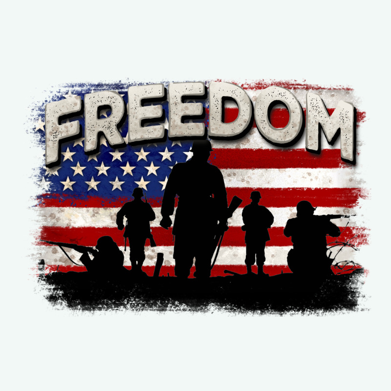 Freedom 4th Of July Premium Hoodie by CowGirlArtShop | Teevron