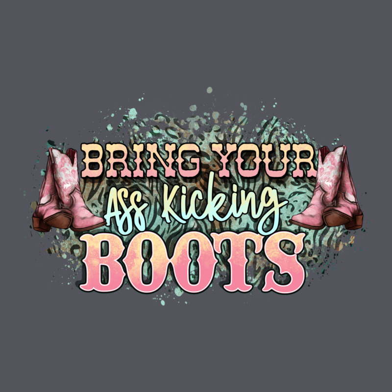 Bring Your Ass Kicking Boots Vintage Hoodie by NancyCooperArtShop | Teevron