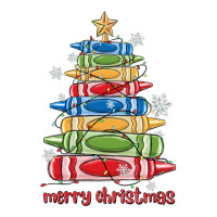 crayons tree christmas | Teevron