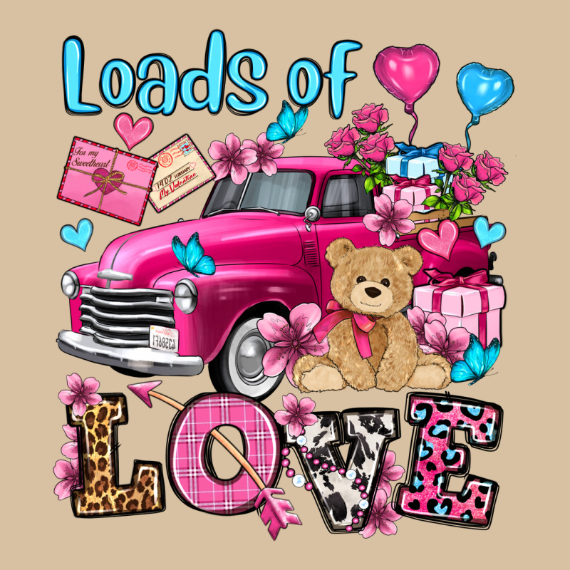Loads Of Love Valentine's Day Olivia Heavyweight Hoodie by OliviaCreatesArt | Teevron